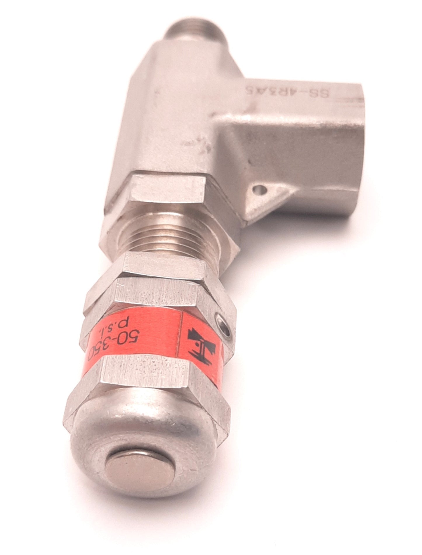 Used Swagelok SS-4R3AS Relief Valve 50 to 350 Psig Set Pressure Blue, 1/4" NPT