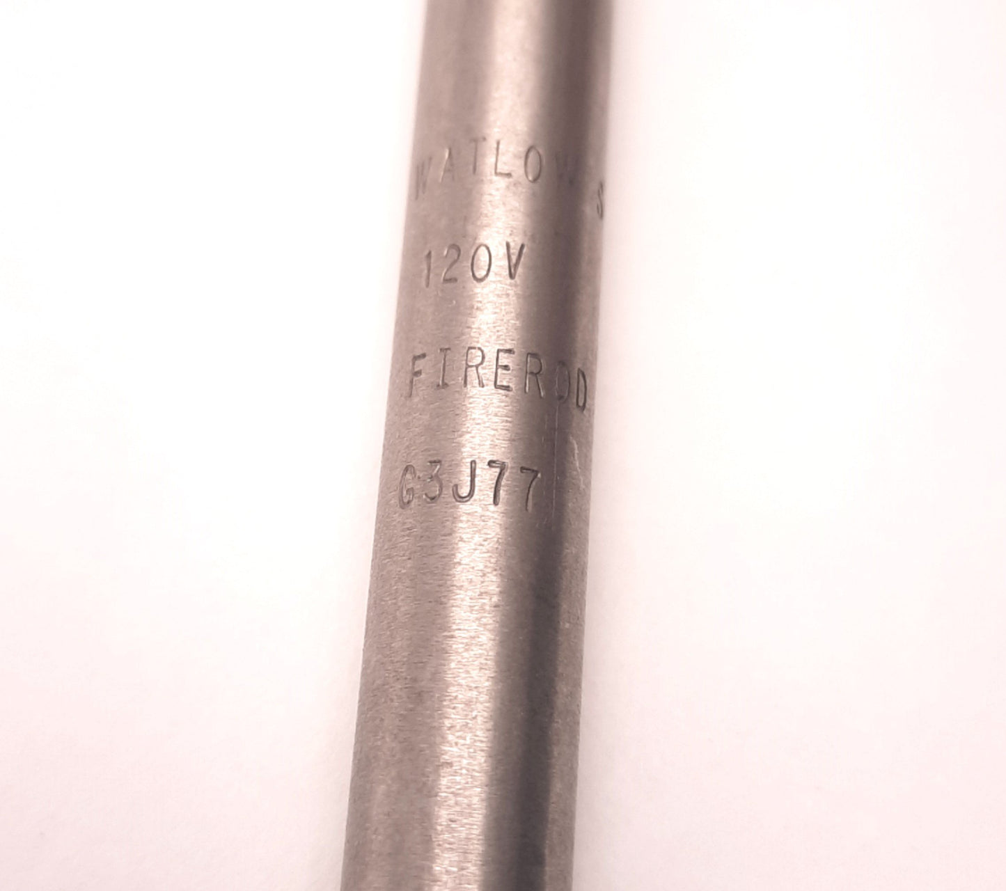 Used Watlow G3J77 Heater Cartridge 3/8" Dia, x 3.5" Length, 120v 250W, 10" Leads