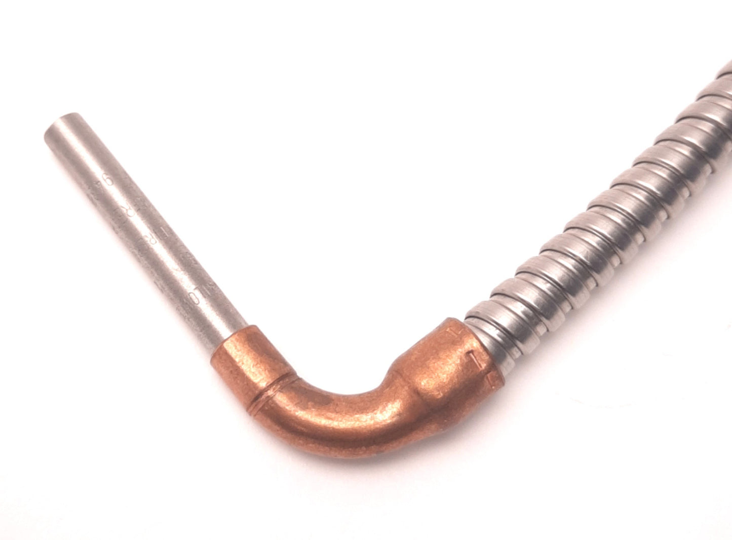 Used Watlow KFRE1PX2A Cartridge Heater 90 Deg, 1/4" Dia, 1.5" Length, 36" Leads 240v