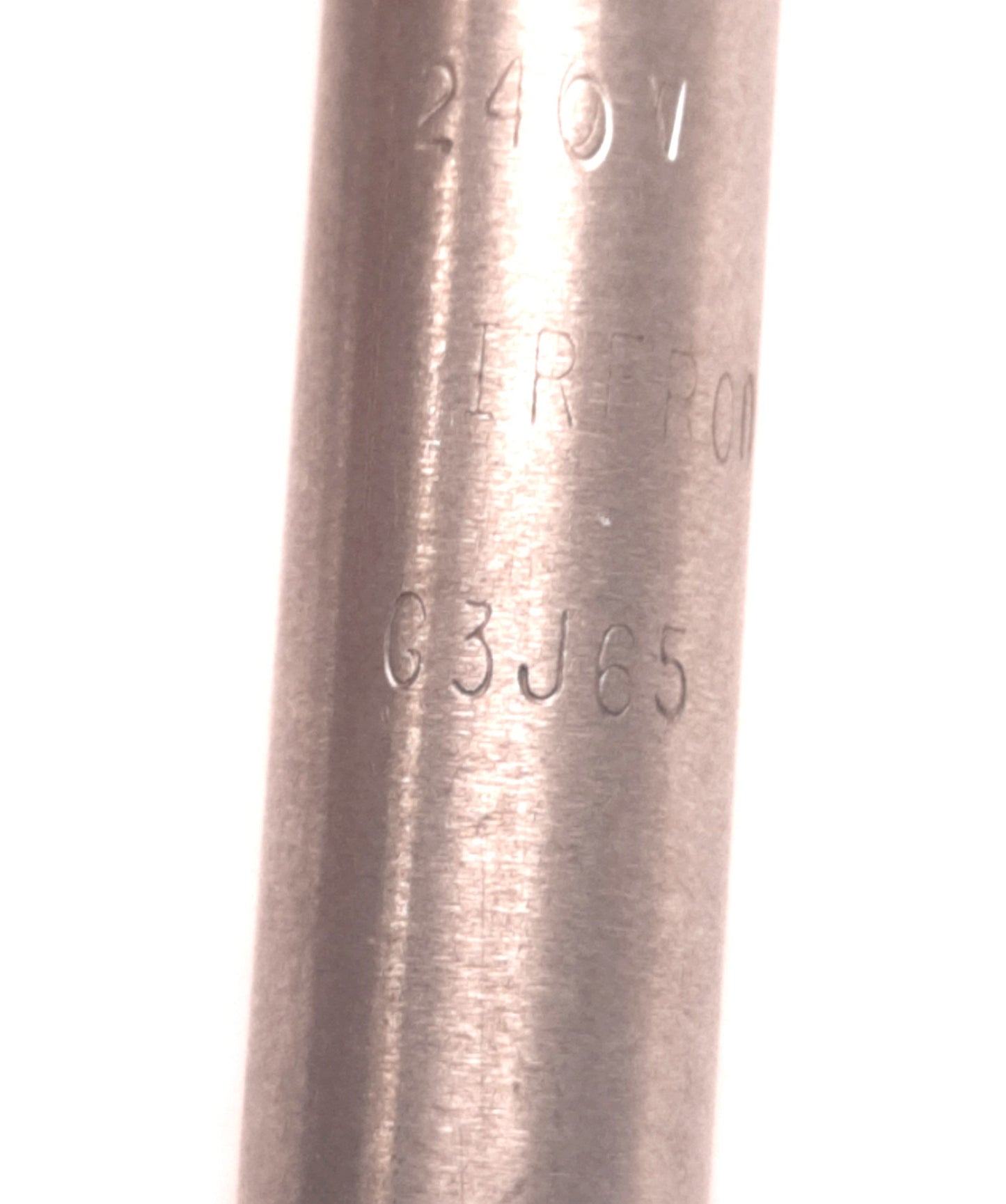 Used Watlow G3J65 Cartridge Heater 3/8" Dia x 3-1/2" Length, 240v 250W, 10" Leads