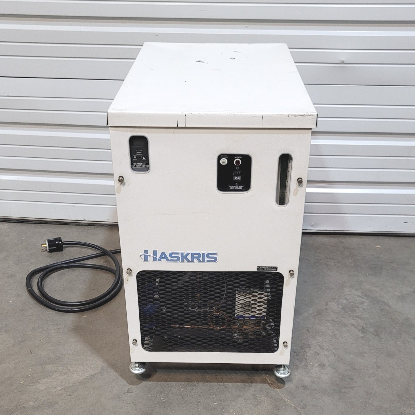 Used HASKRIS R033 Refrigerated Water Recirculating Process Chiller 115VAC 1-Ph 13.5A
