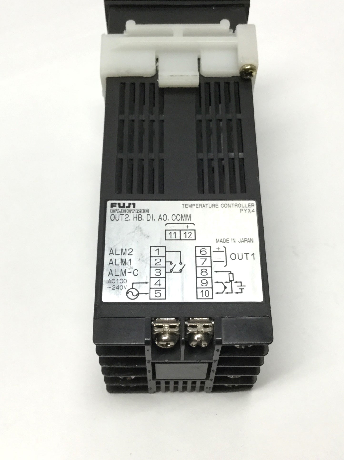 Used Fuji Electric PYX4MEY1-222YF Temperature Controller, Multi-Input, 100-240VAC
