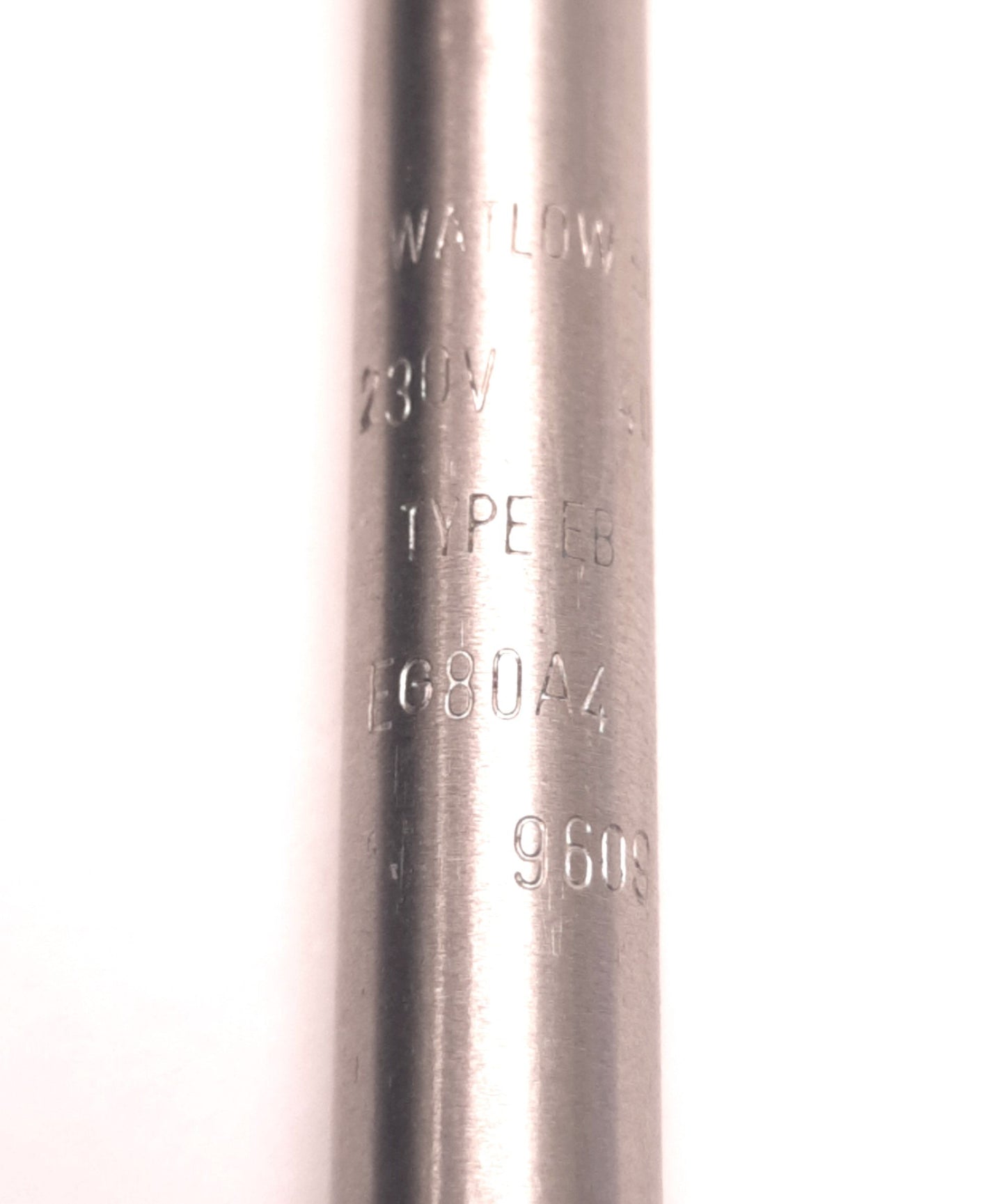 New – Open box Watlow Type EB-EG80A4 Metric Cartridge Heater 10mm Dia x 80mm Length, 230v 400W