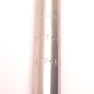 New – Open box Thermal Corp 900F-3-SL Cartridge Heater 3/8" Dia x 3-9/16" 40W 120V 12" Lead