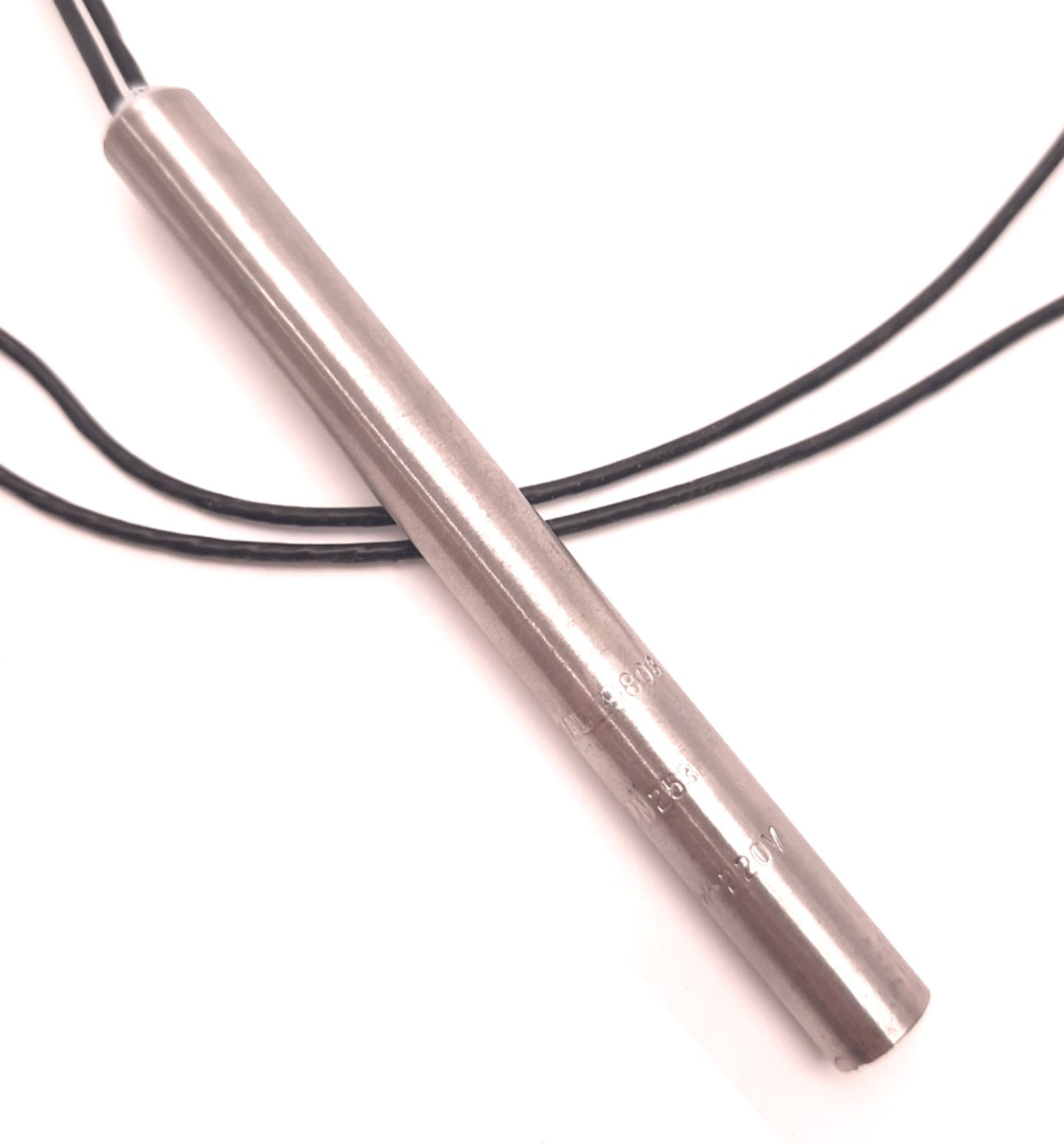 New – Open box Thermal Corp CPN253 Cartridge Heater 3/8" Dia x 3-3/4" Length 40W 220v 24" Leads