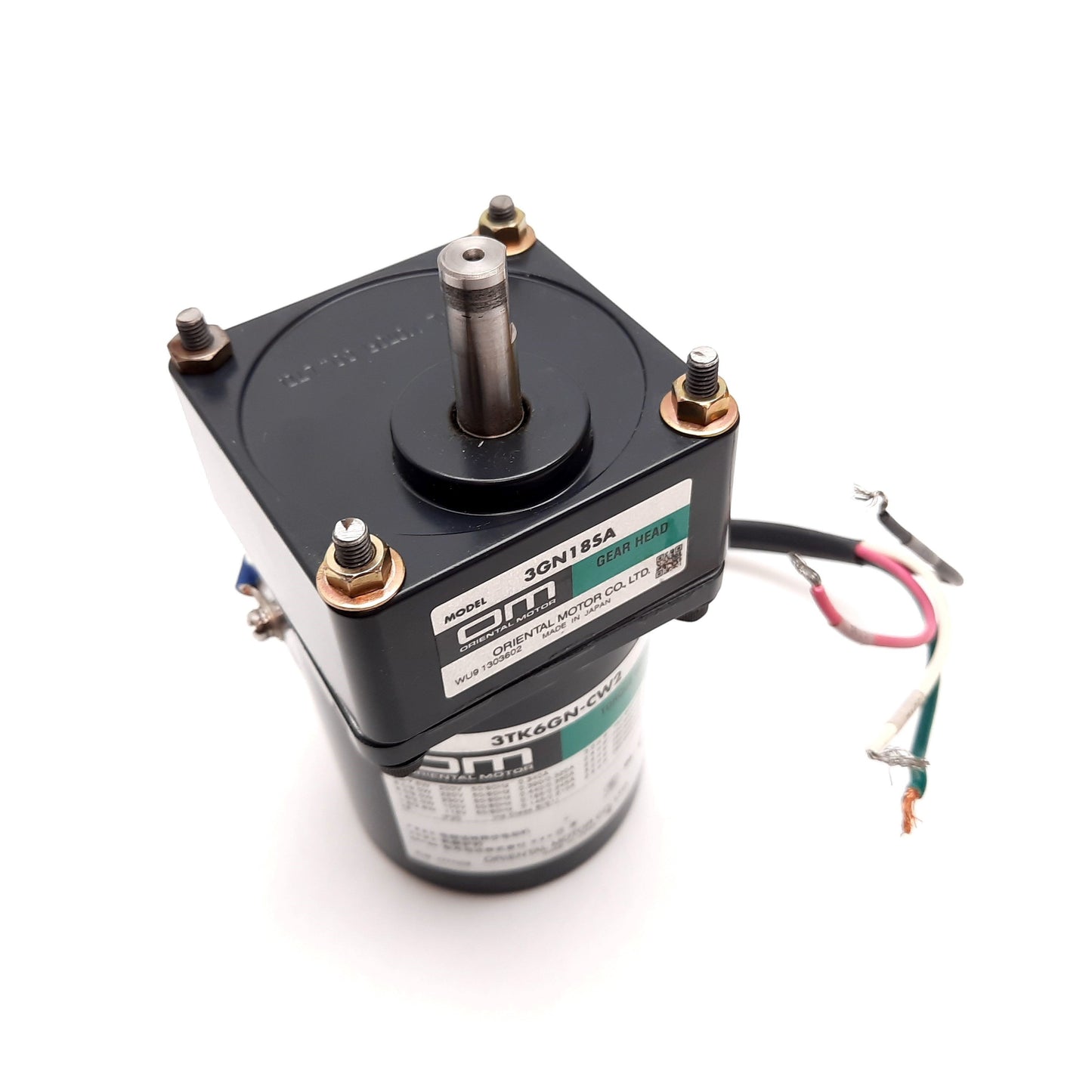 Used Oriental Motor 3TK6GN-CW2 Torque Motor With 3GN18SA Gear Head, 115V-230VAC