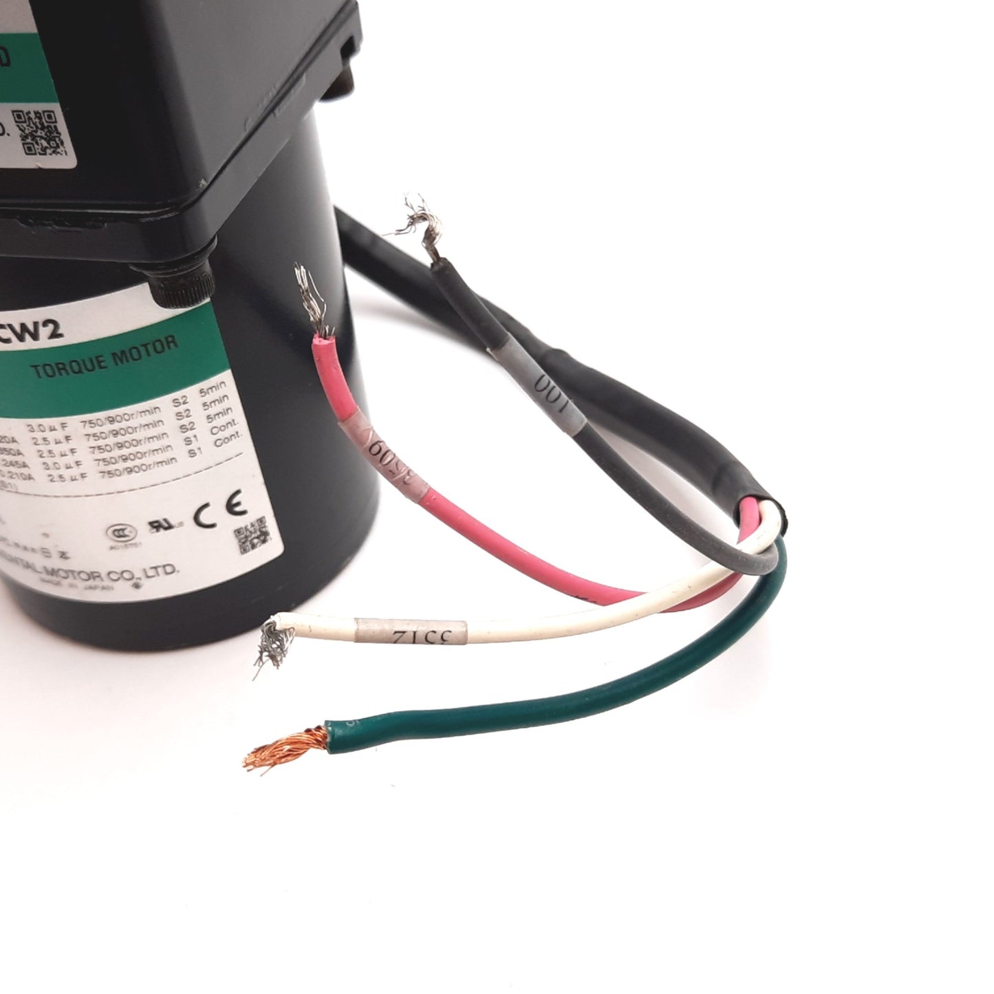 Used Oriental Motor 3TK6GN-CW2 Torque Motor With 3GN18SA Gear Head, 115V-230VAC