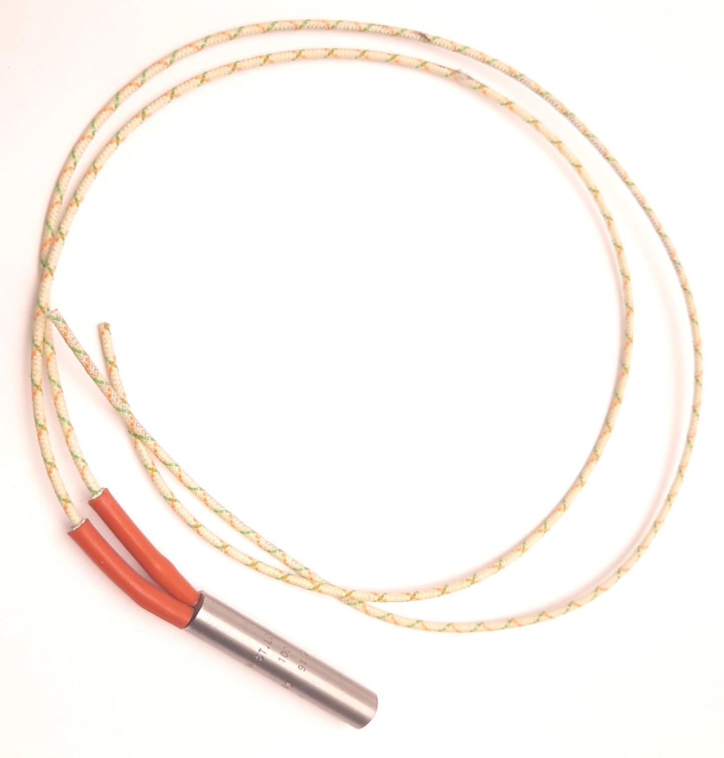 Used Watlow G2A84 Cartridge Heater 3/8" Dia x 2" Length, 120V 100W 20" Leads