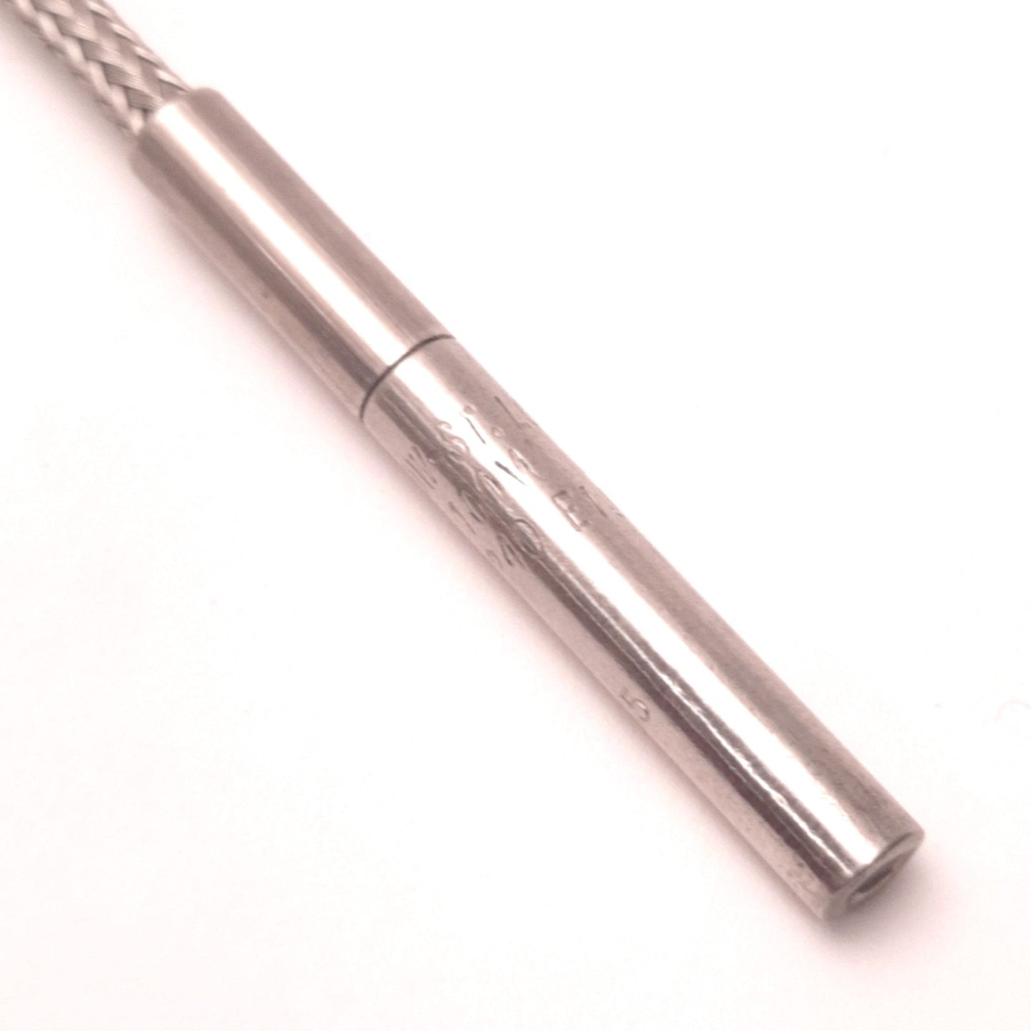 Used Watlow E1J40 Cartridge Heater 1/4" Dia x 2" Length, 120V 100W,10Ft SS Leads