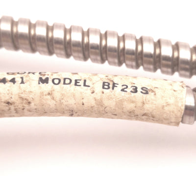 Used Banner BF23S Bifurcated Fiber Optic Cable Ferrule Tip 3.2mm Bundle, 3Ft Length