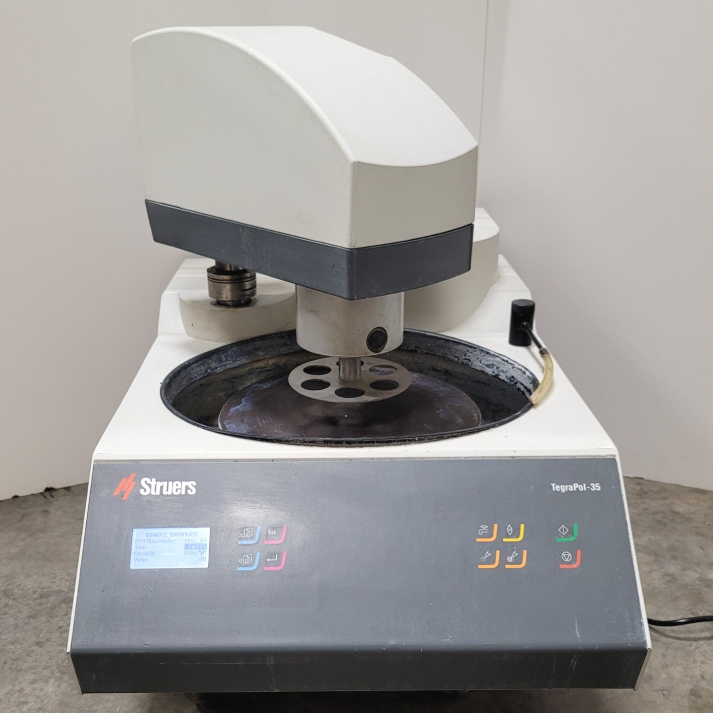 Used Struers TegraPol-35 Base With TegraForce-5 Head Grinding Polishing Machine 240V