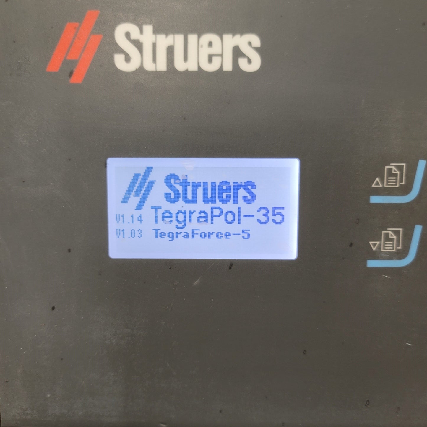 Used Struers TegraPol-35 Base With TegraForce-5 Head Grinding Polishing Machine 240V