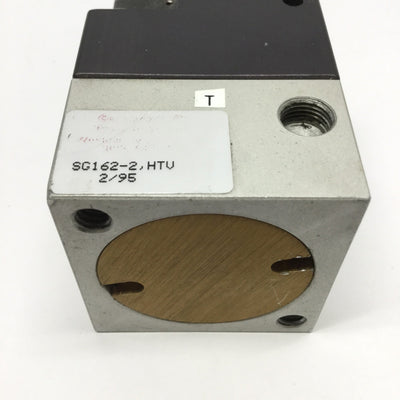 Used Compact SG162-2 HTV High Temp Angular Air Gripper, 2-Jaw, 1-5/8" Bore, 1/8" NPT