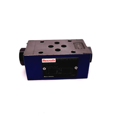Used Rexroth R900347498 Directional Valve Sandwich Plate Z2S 6A1-6X/ 315Bar 15.8 GPM