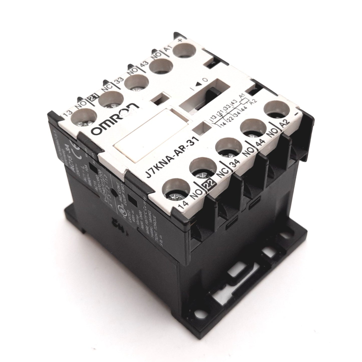 Used Omron J7KNA-AR-31 Contactor, 4-Pole 3x N/O 1x N/C, Coil: 24VDC, 690VAC 10A