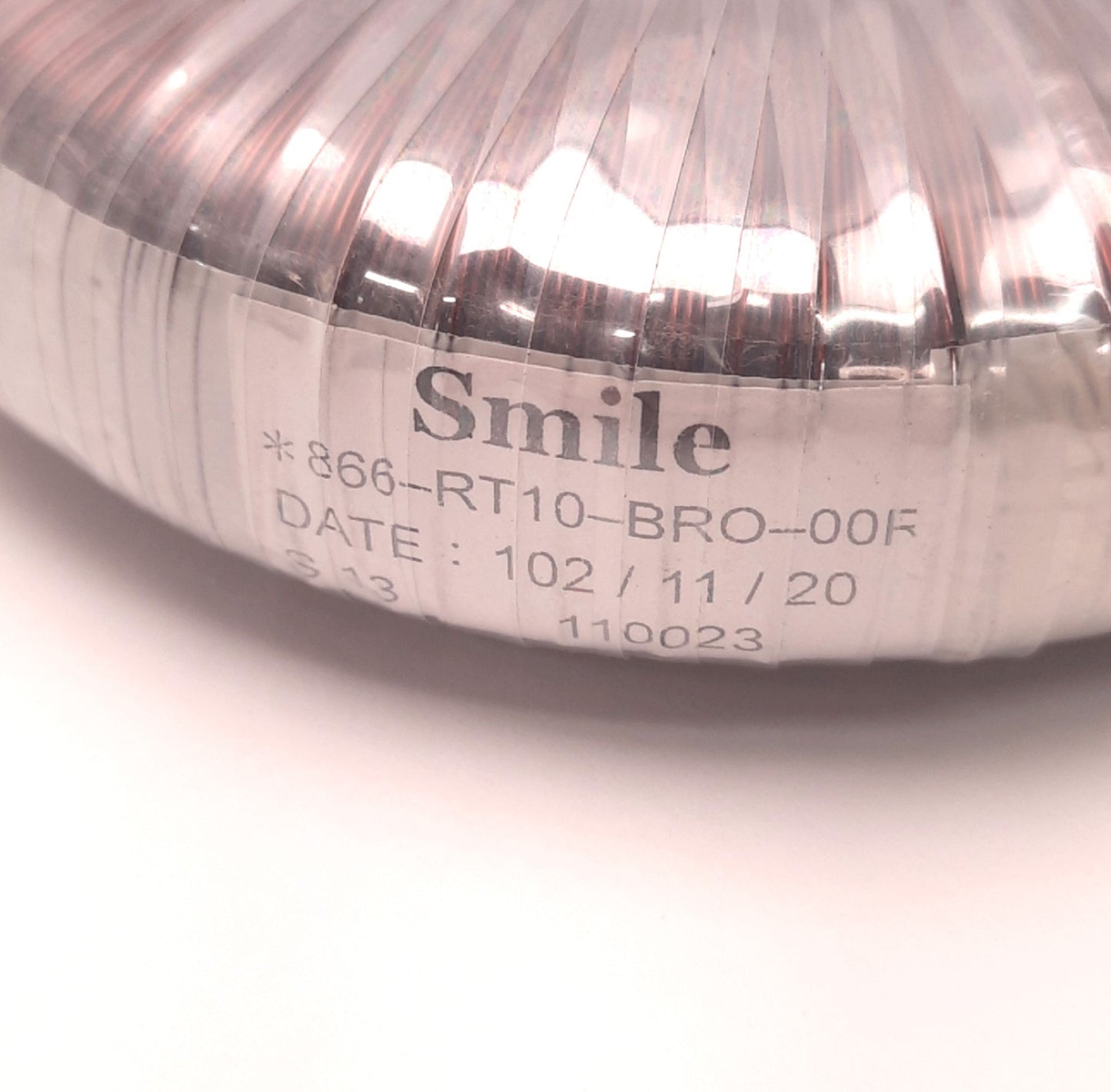Used Smile 866-RT10-BRO-00R Toroidal Transformer 5-1/2" Outer Diameter, With Case