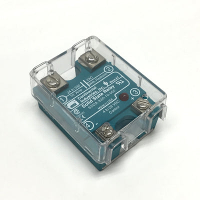 Used Continental SSDA-330-10-000 Solid State Relay 10A SSR 330VAC Rating 4-28VDC Coil