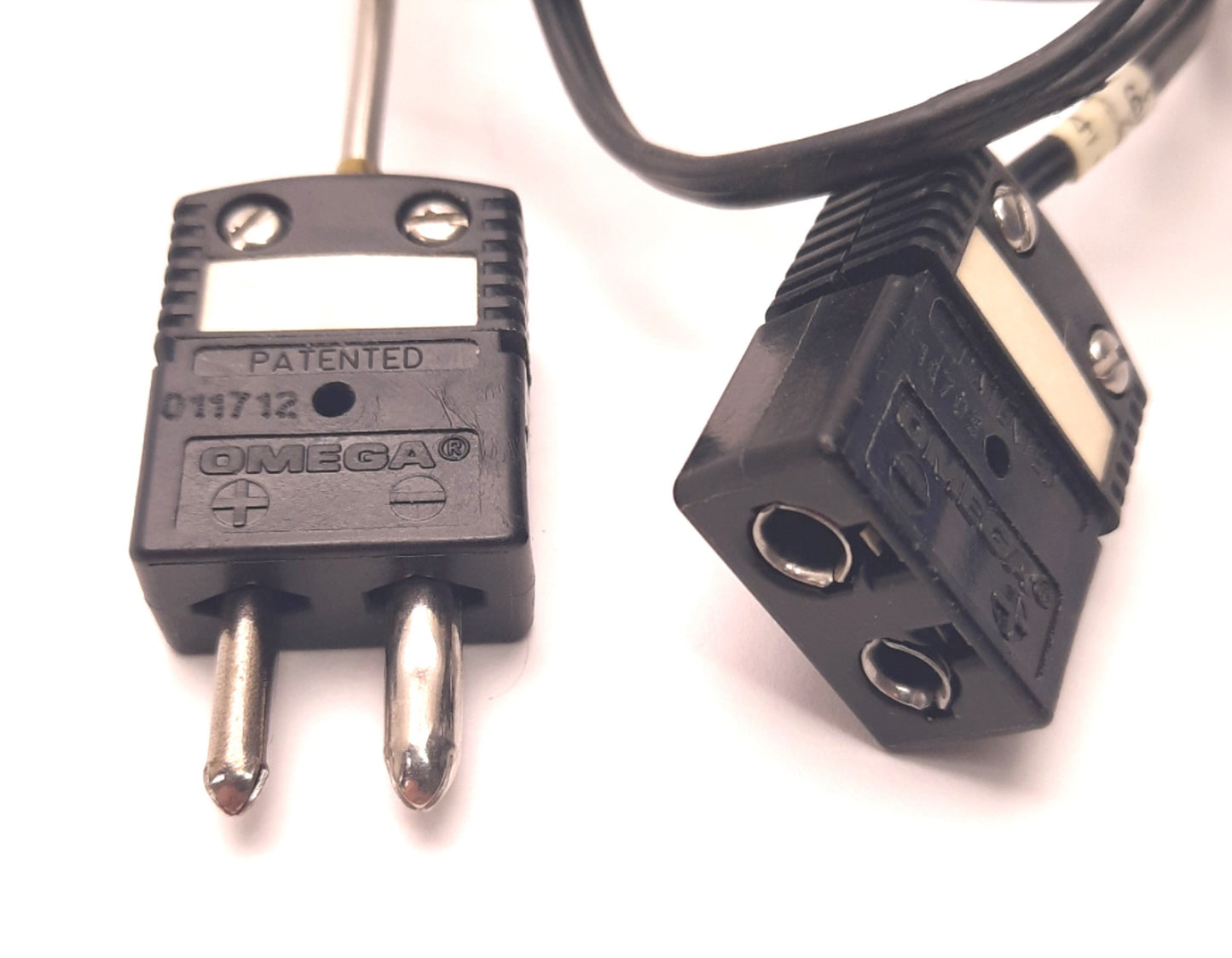 Used Omega TRP-J-64 Type J Thermocouple 8" Probe, 64" Leads, Standard Plug, Uncapped