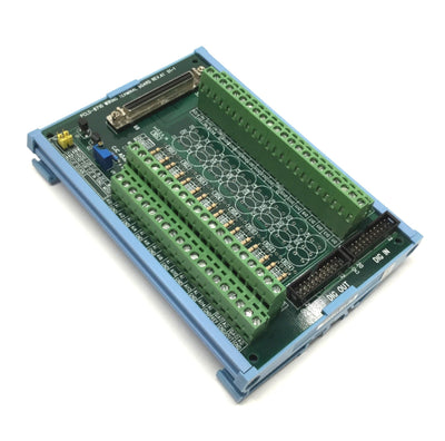 Used Advantech PCLD-8710 Screw Terminal Breakout Board, CJC Circuit, SCSI-II 68-Pin