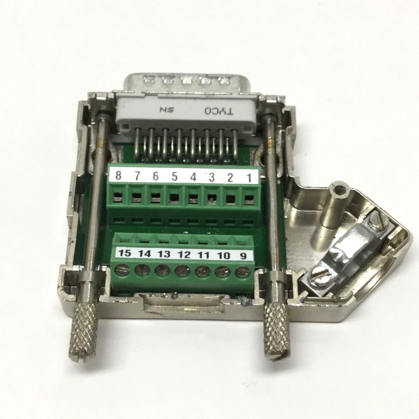 Used Phoenix SUBCON 15/M-SH Male 15-Pin D-Sub Bus Connector Screw Terminals 50V