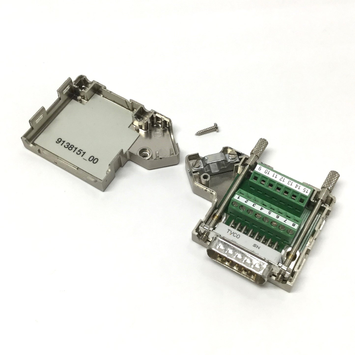 Used Phoenix SUBCON 15/M-SH Male 15-Pin D-Sub Bus Connector Screw Terminals 50V