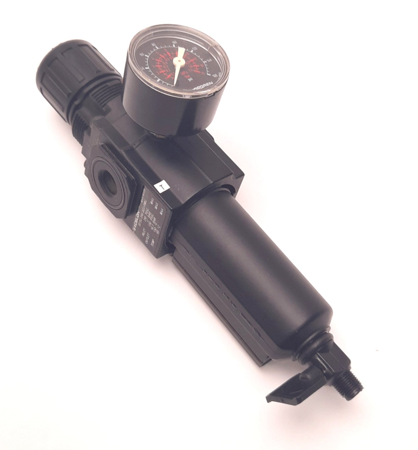 Used Excelon B72G-2AK-QD3-RMG Filter Regulator 1/4" PTF, 5 to 150 Psi, 160 Psi Gauge