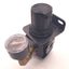 Used Wilkerson R18-04-F0G0 Pneumatic Regulator w/ Gauge 1/2" NPT, 5-125psi