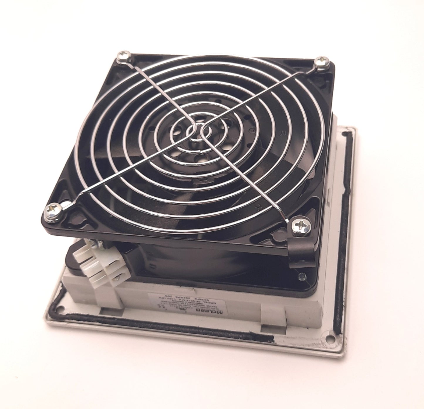 Used McClean Hoffman SF-0516-414 Enclosure Fan w/ Exhaust Grille 115VAC, 120mm Fan