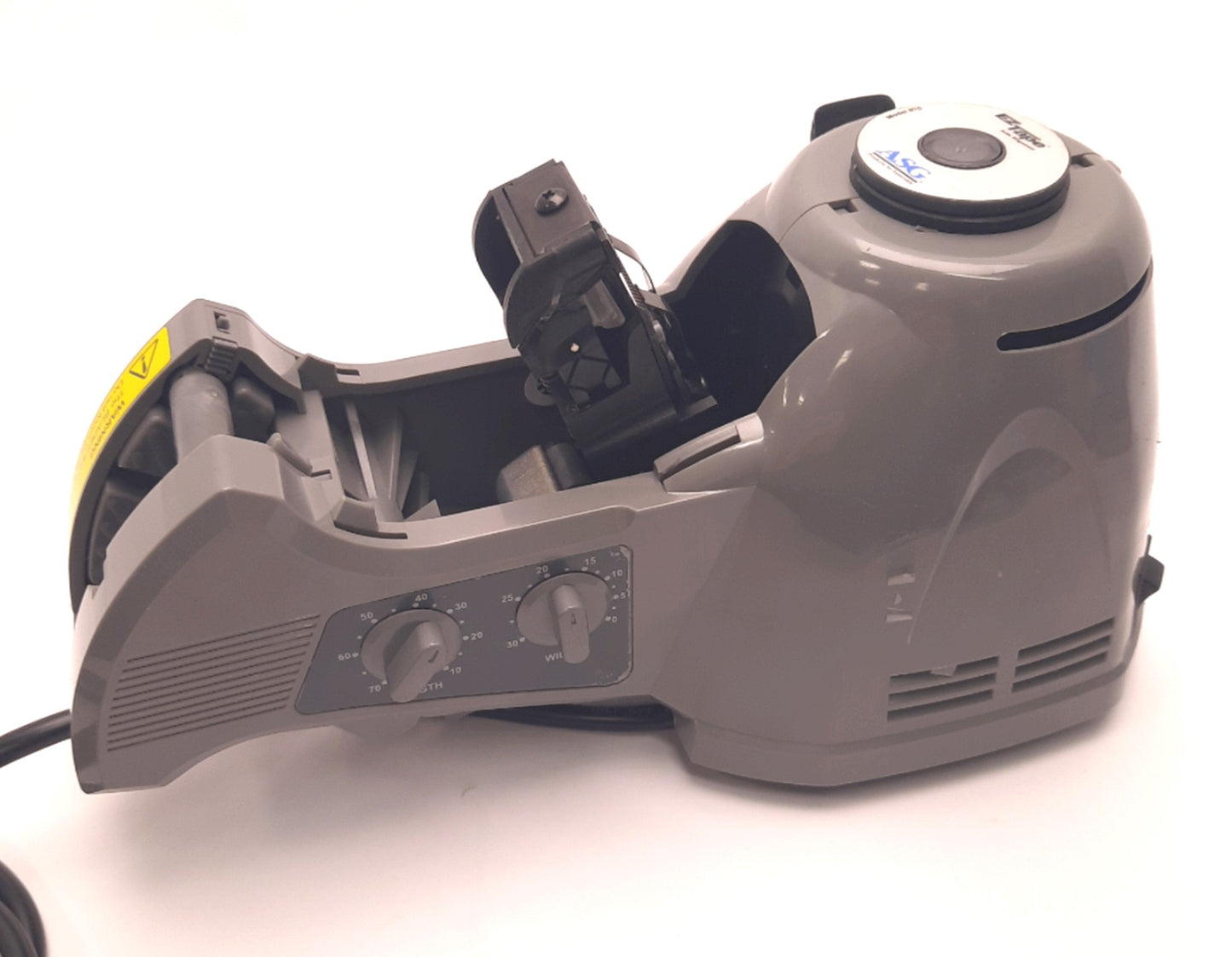 Used EZTape ZCut-870 Tape Dispenser 100-125v AC, 25 Watts,15-70mm x 3-25mm Tape