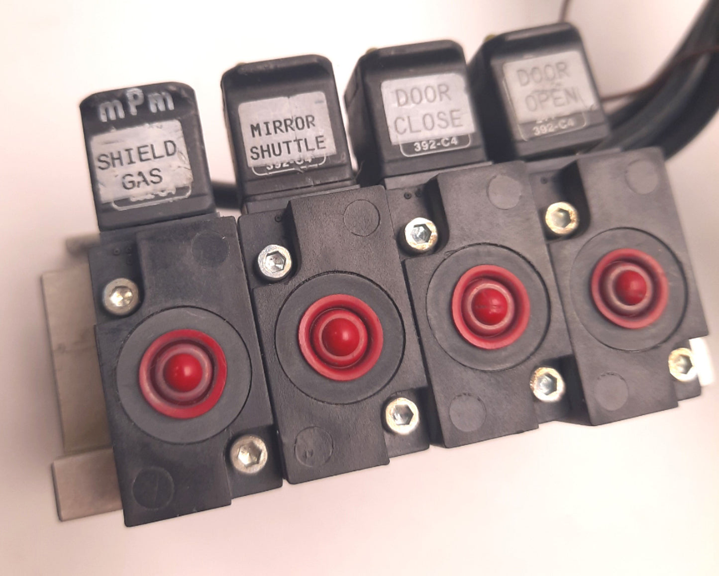 Used Lot of 3 Humphrey S310 39 & One S410 39 Solenoid Valve Assembly, 24VDC 1/8 NPSF