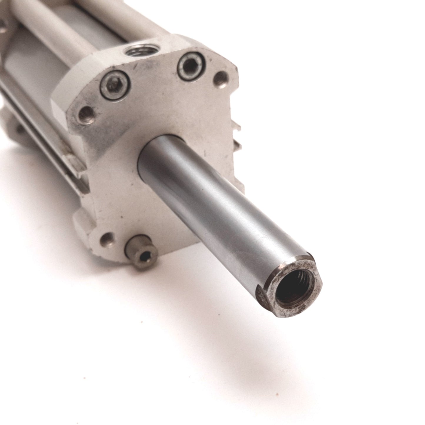 Used SMC NCDQ7A150-200S-J798 Pneumatic Cylinder, Spring Extend, Bore 1.5", Stroke 2"