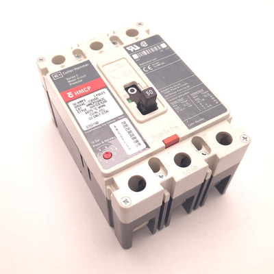 Used Cutler Hammer HMCP050K2C Motor Circuit Breaker 50A, 3-Pole, 250VDC/600VAC