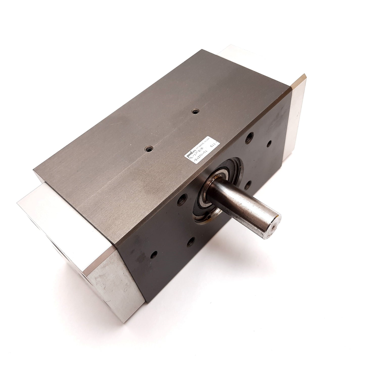 Used Phd ML-178870 Rotary Actuator, Rotation: 180°, Shaft: 7/8", Ports: 1/4" NPT