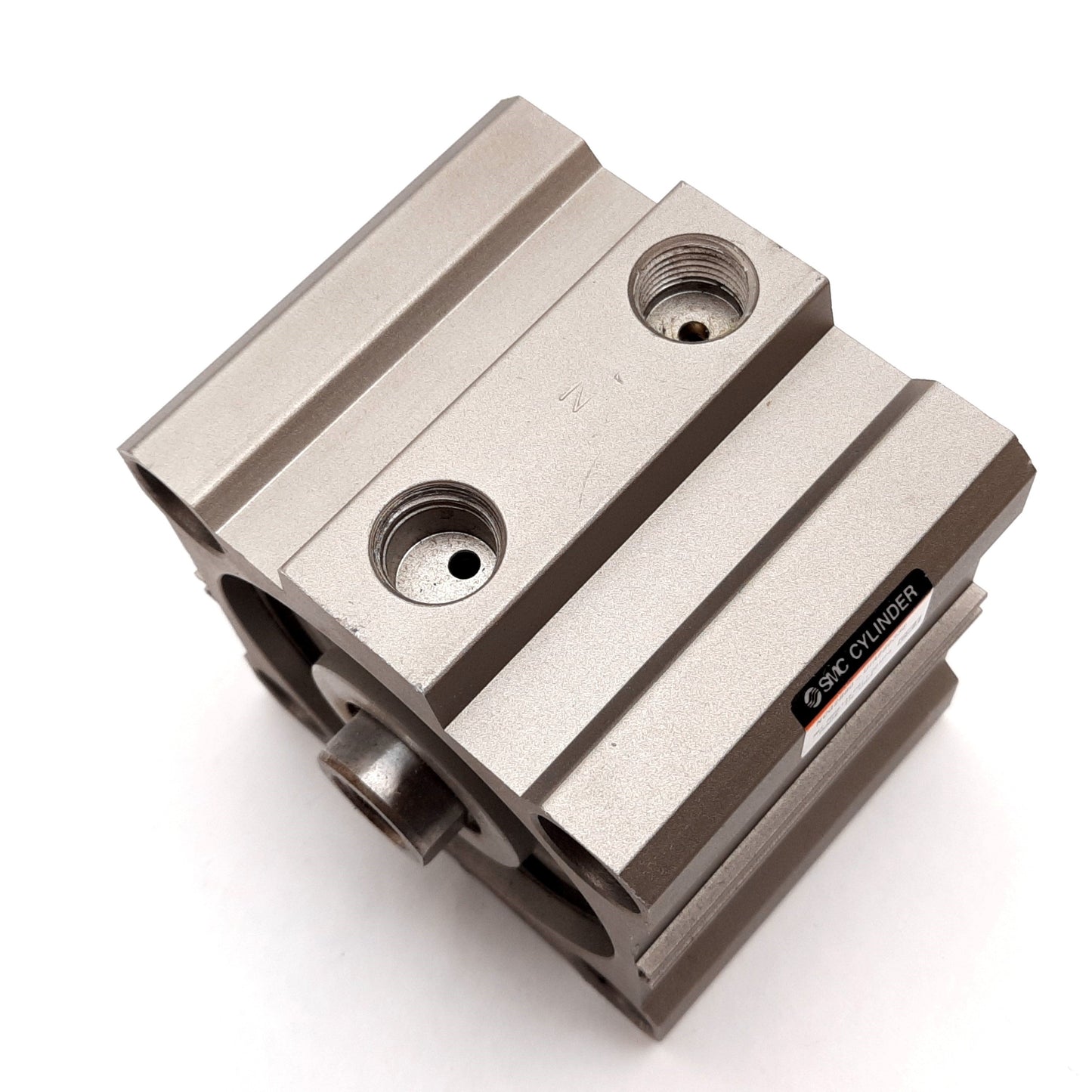 Used SMC NCQ2B80-UIA980336 Compact Cylinder, Bore: 80mm, Stroke: 25mm, 3/8" NPT