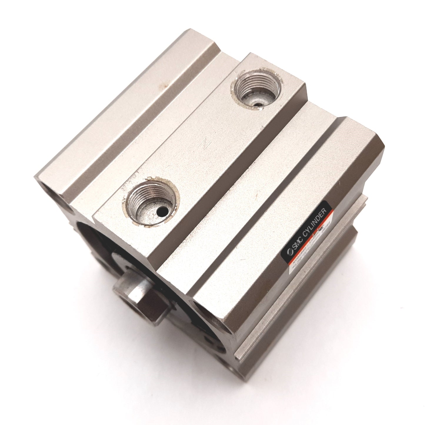 Used SMC NCQ2B80-UIA980781 Compact Cylinder, Bore: 80mm, Stroke: 25mm, 3/8" NPT
