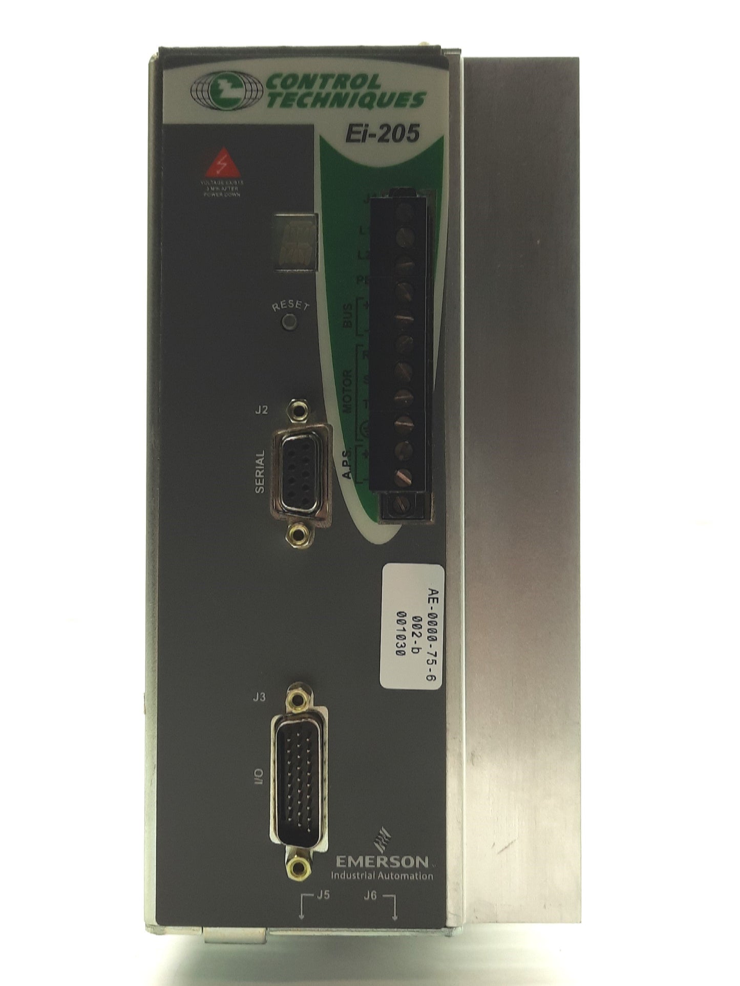 Used Control Techniques EI-205-00-0C7 AC Servo Drive In: 1PH 240V Out: 3PH 220V 5.0A