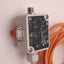 Used Wenglor A232 Adapterbox For RS-232 Connection w/ 16 Ft 4-Pin Cable, Din Mount