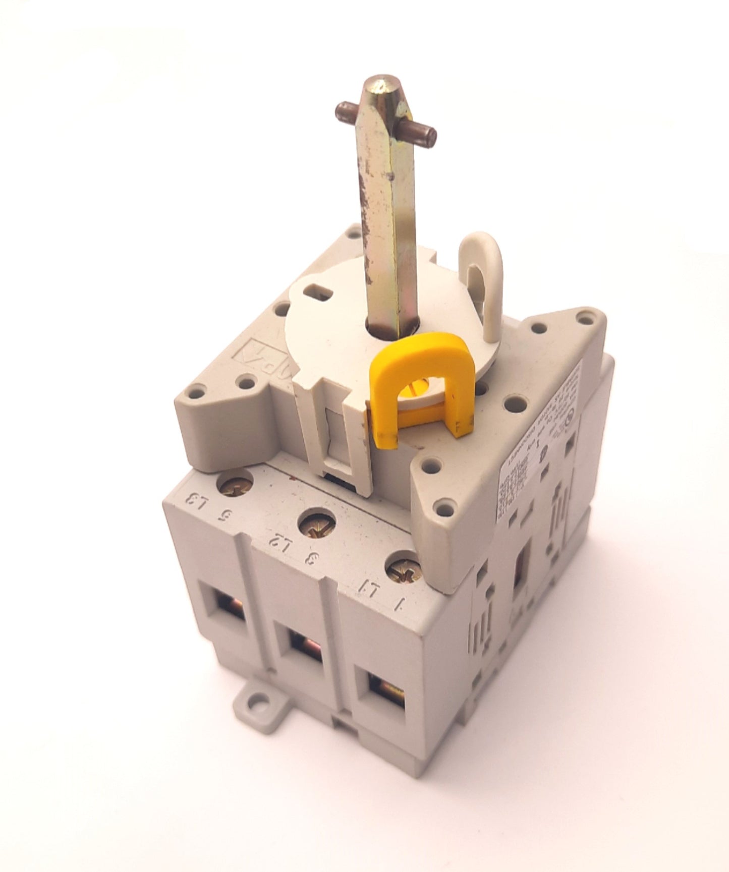 Used Allen Bradley 194E-A40-1753 Disconnect Load Switch 3-Pole 600VAC 40A, DIN Rail