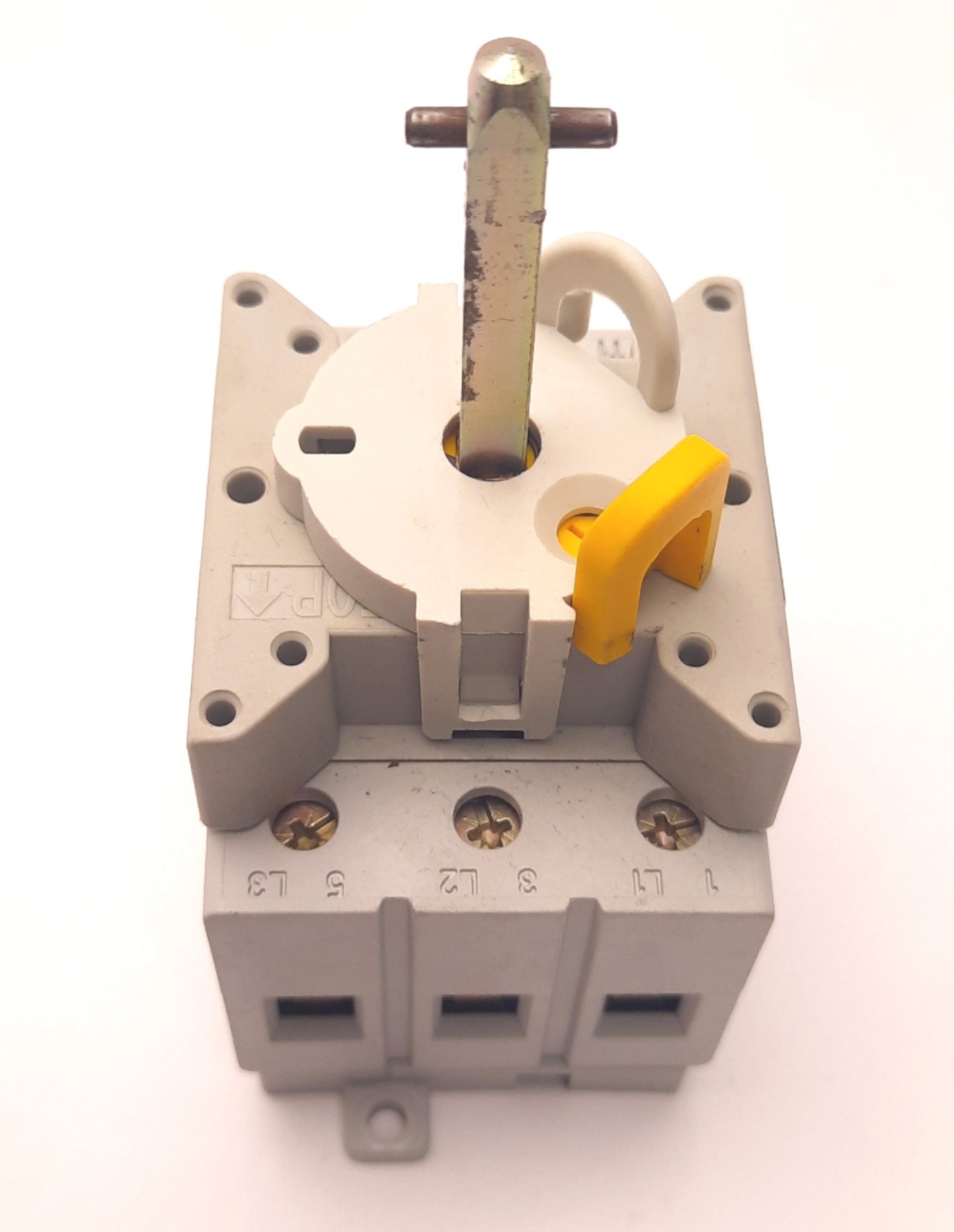 Used Allen Bradley 194E-A40-1753 Disconnect Load Switch 3-Pole 600VAC 40A, DIN Rail