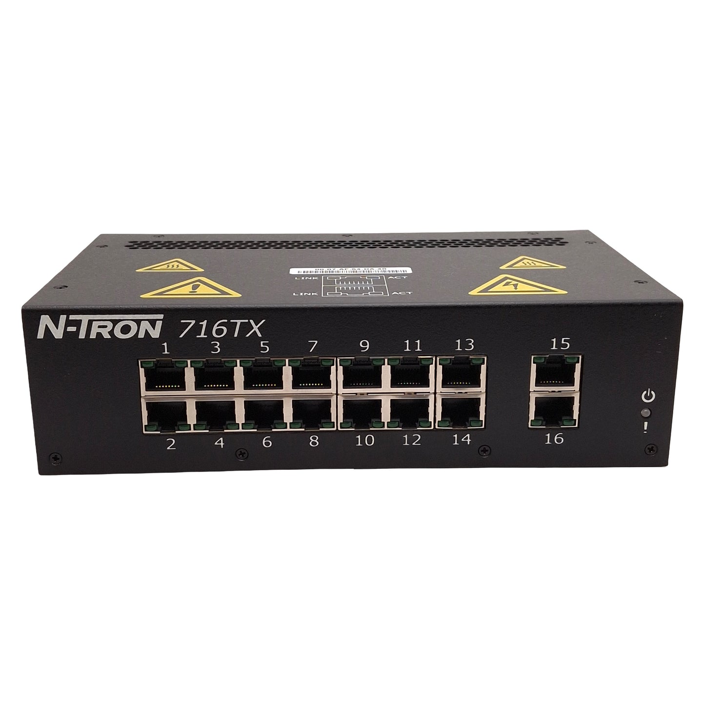 Used N-Tron 716TX Managed Industrial Ethernet Switch, 16-Port 10/100Mbps, 10-30VDC