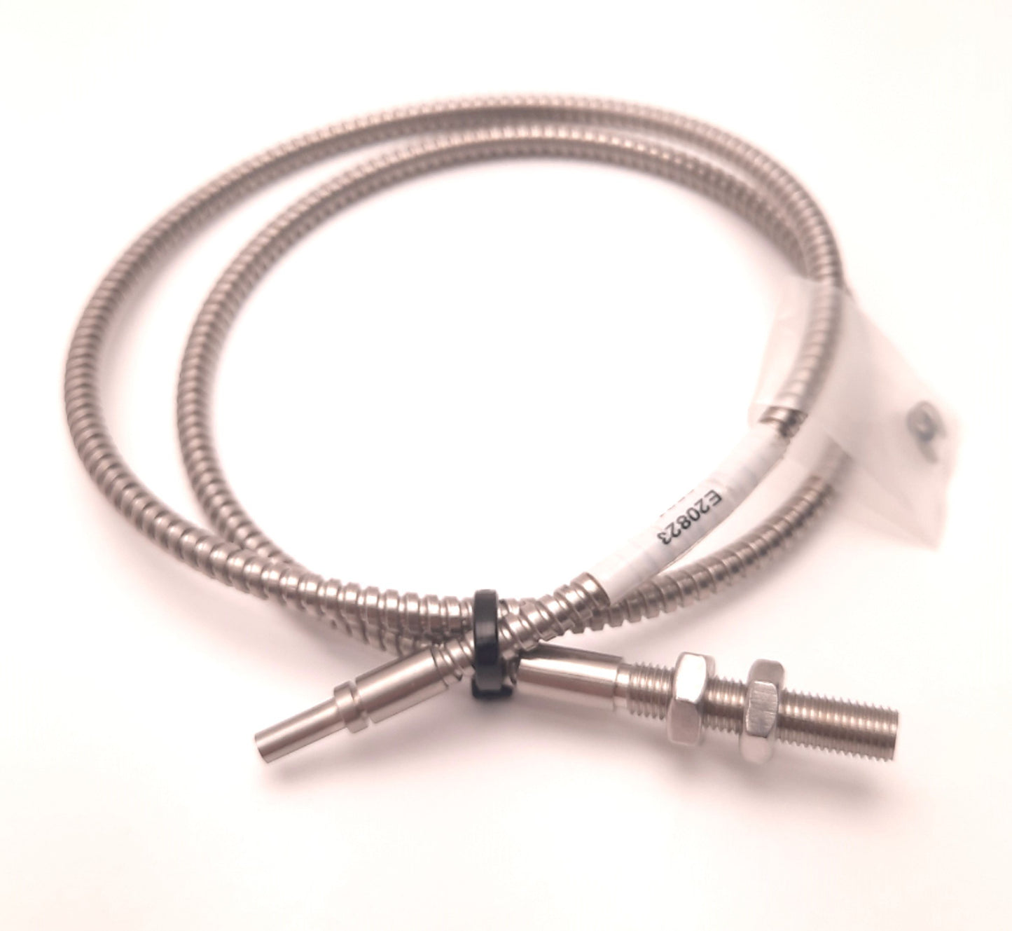 New – Open box IFM E20823 Fiber Optic Through Beam Sensor 3mm Bundle, 32" Length, 5/16x24