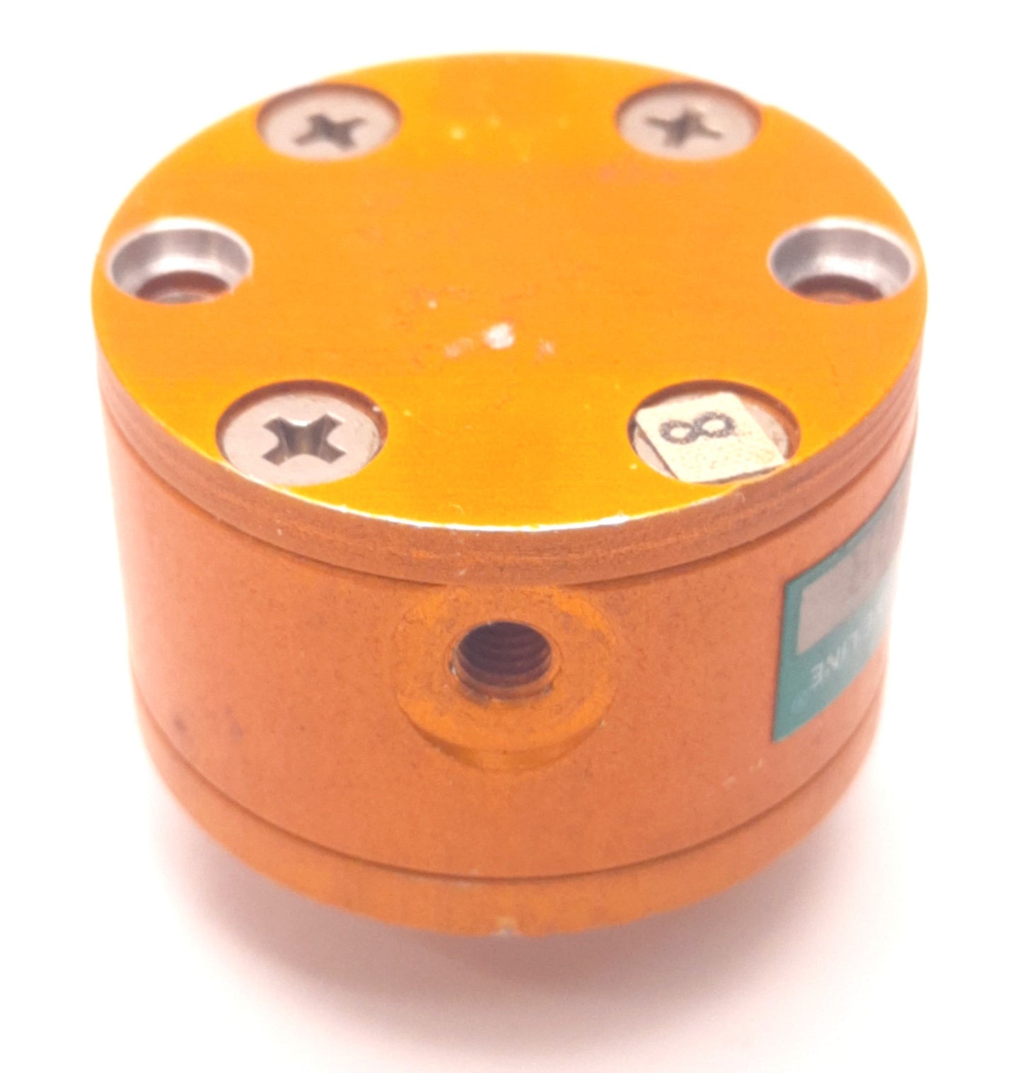 Used Fabco Air TD7XCR Pancake Cylinder 1/4" Stroke, 3/4" Bore, Double Acting