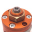 Used Fabco Air B70DR06F2NR Pancake Cylinder 1/8" Stroke, 3/4" Bore, Single Acting