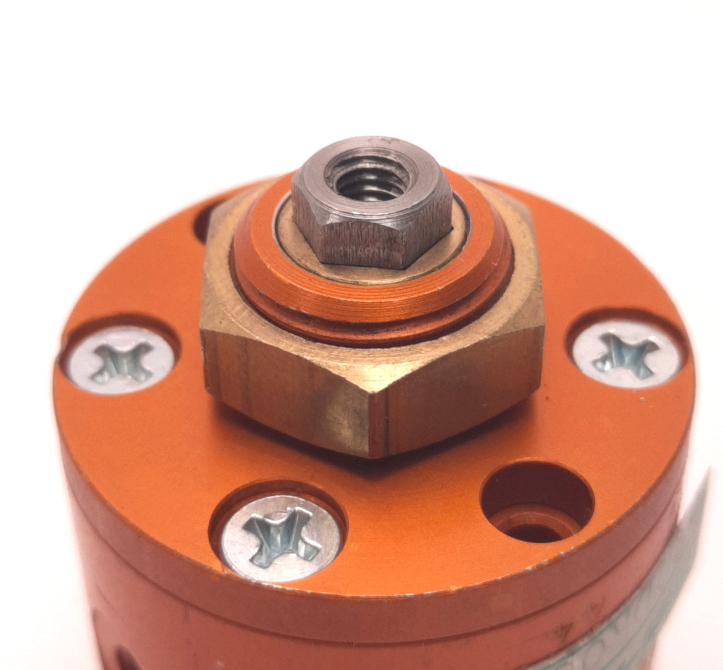 Used Fabco Air B70DR06F2NR Pancake Cylinder 1/8" Stroke, 3/4" Bore, Single Acting