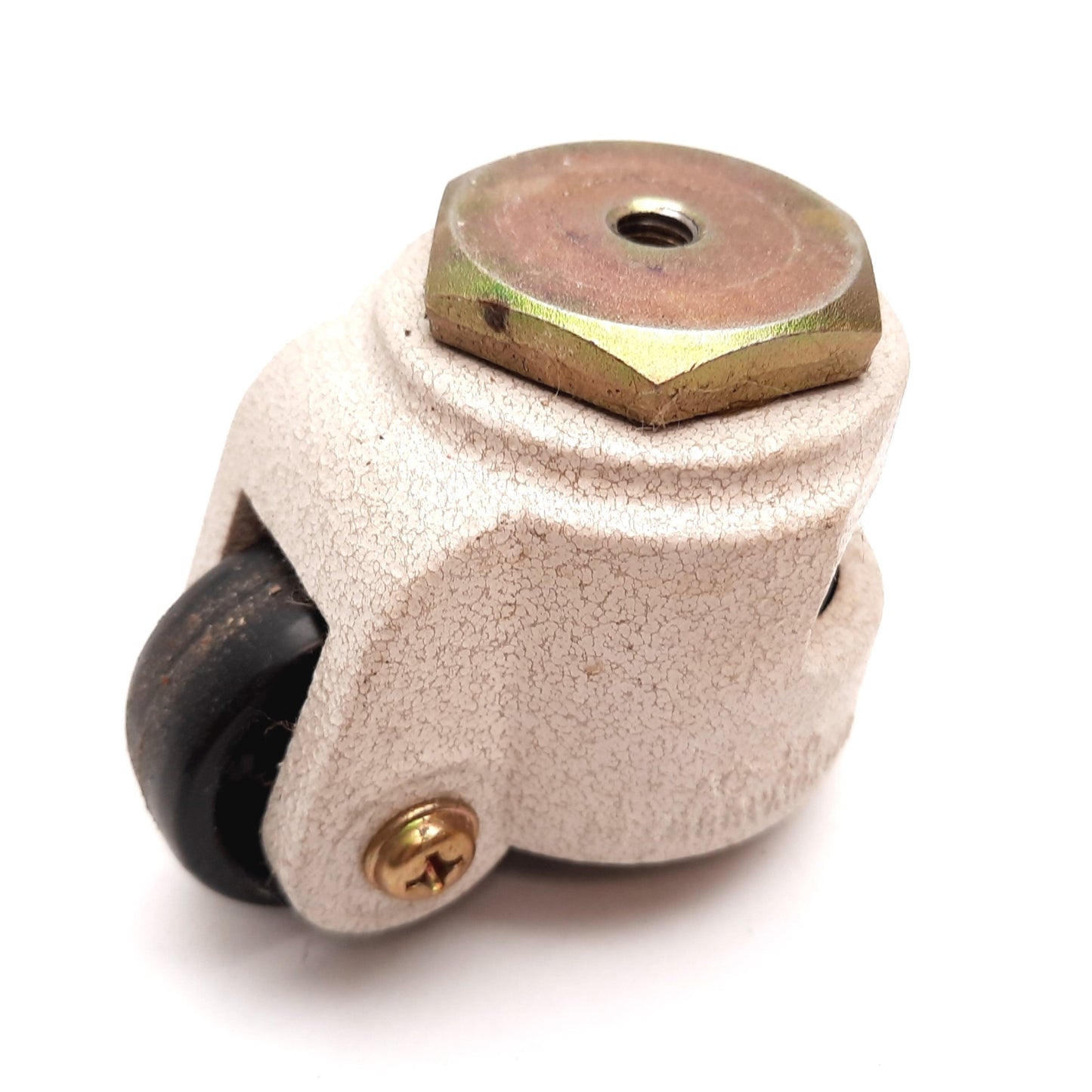 Used CarryMaster AC-50 Leveling Caster, Stem Mount, Load: 110 lbs, Wheel: 1.675" Dia