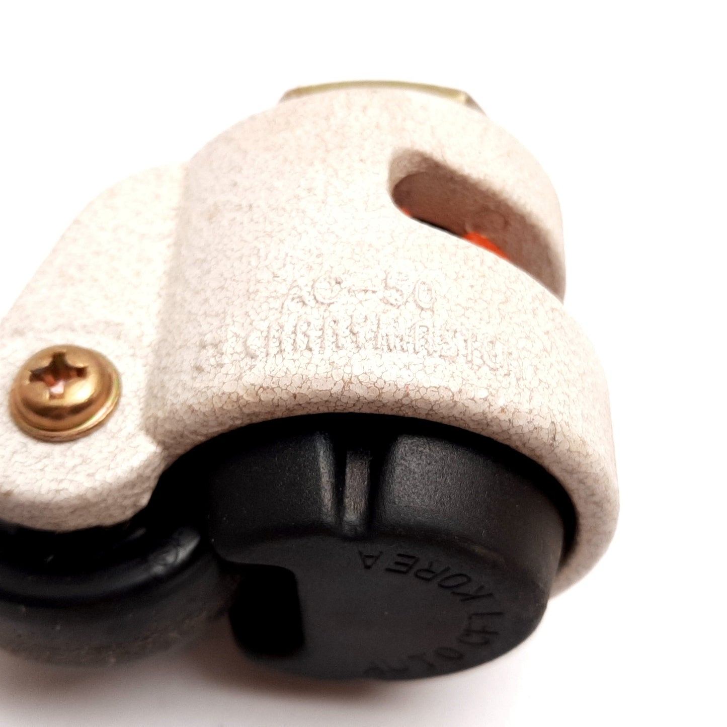 Used CarryMaster AC-50 Leveling Caster, Stem Mount, Load: 110 lbs, Wheel: 1.675" Dia