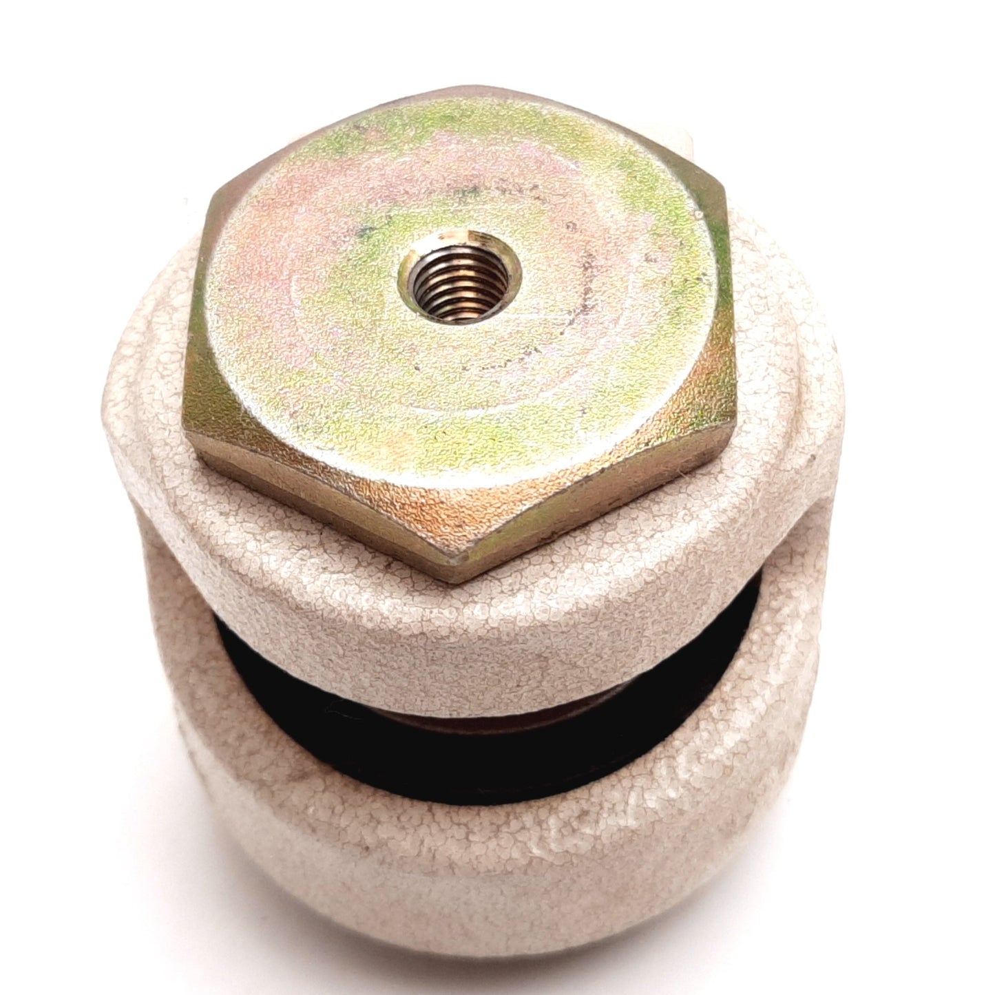 Used CarryMaster AC-50 Leveling Caster, Stem Mount, Load: 110 lbs, Wheel: 1.675" Dia