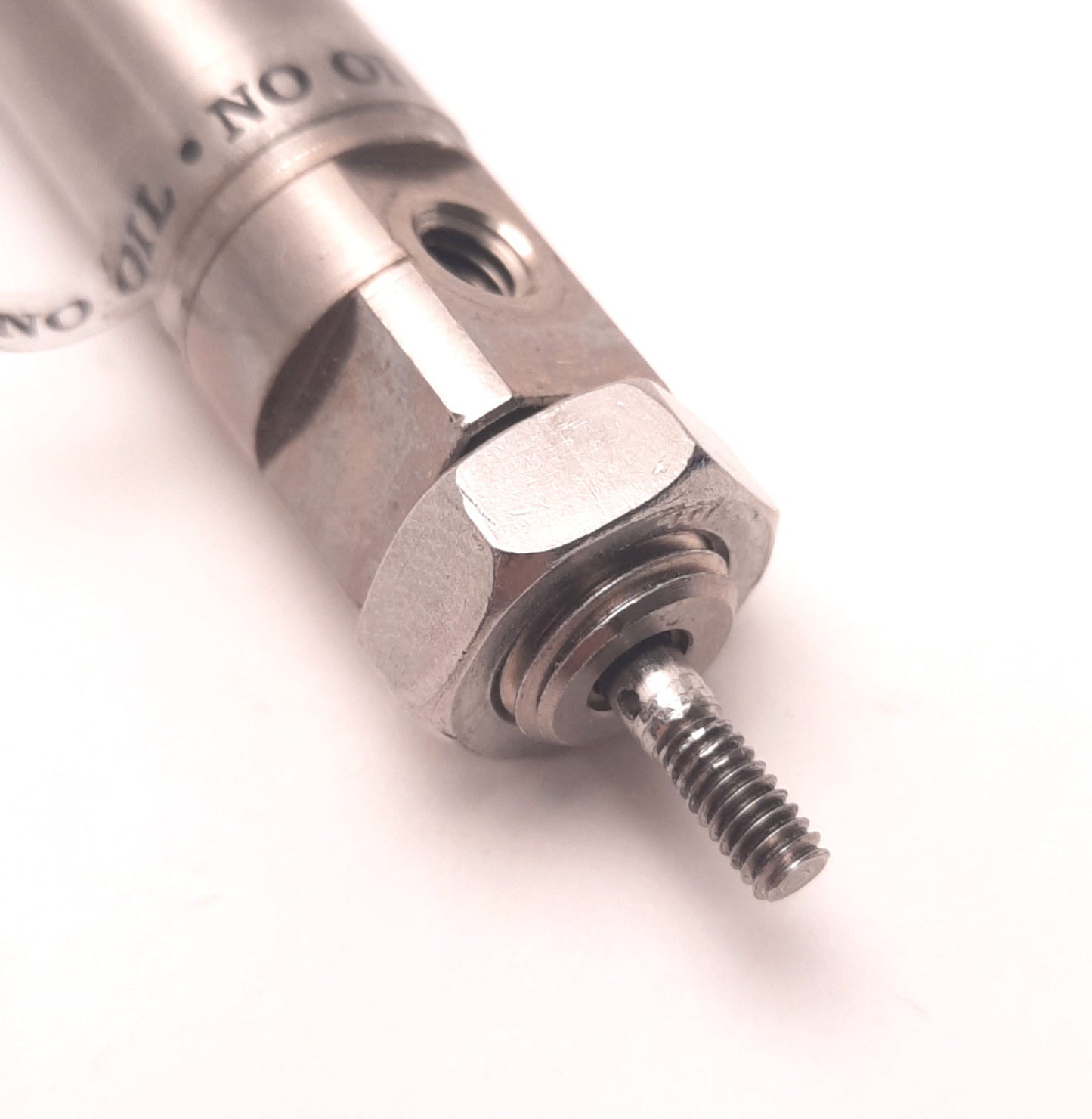 Used Airpel E9D4.0NM Anti-Stiction Cylinder 4" Stroke, 0.366" Bore, 100 Psi Max