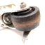 Used SC Swivel Caster, With Brake, Wheel: 4" Diameter x 2" Wide, Plate 3.75" x 4.875"