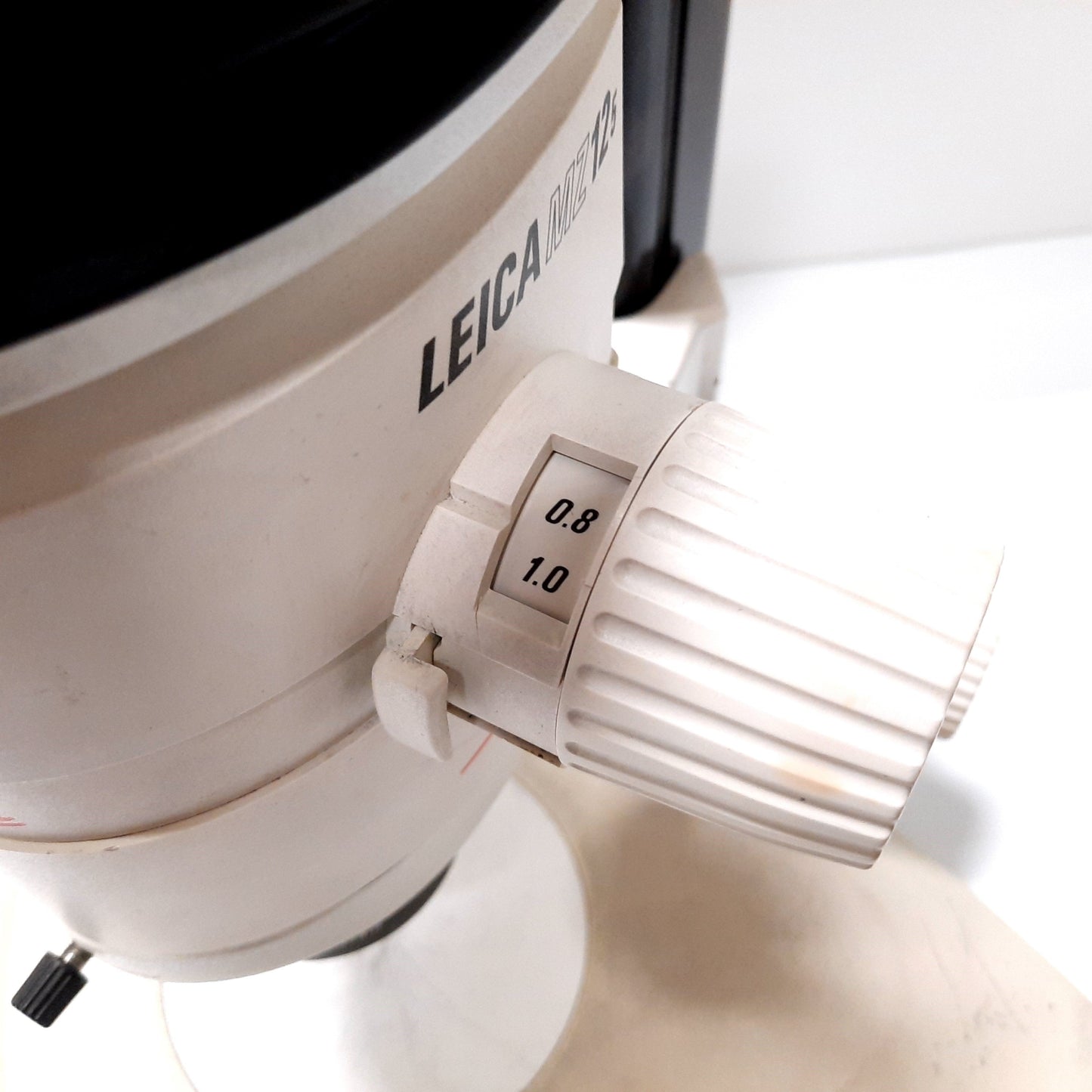 Used Leica MZ12.5 Zoom Stereo Microscope, Zoom Range: 12.8:1 to160:1, 16x/14B Oculars